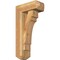 Ekena Millwork Merced Craftsman Rough Sawn Bracket w/ Offset Brace, Western Red Cedar, 6"W x 14"D x 26"H BKT0604X14X26MRC04RWR - alternate 1
